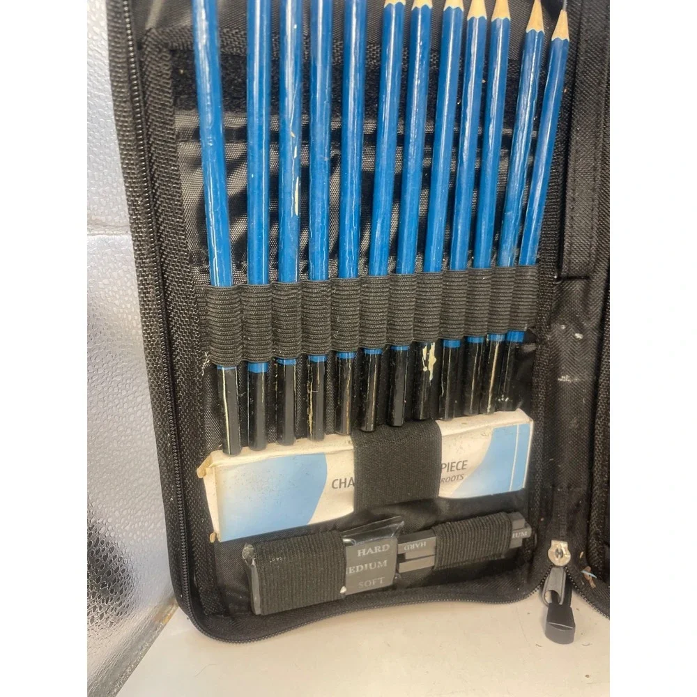 Castle Arts Piece Premium Quality Drawing Set - Graphite,Pastel, Charcoal